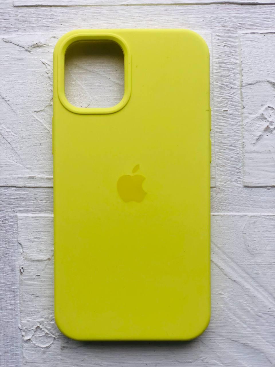 Чохол-накладка  Silicone Case для Apple iPhone 12 Pro Max Yellow