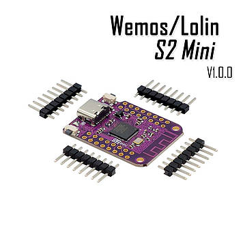 Wemos/Lolin S2 Mini V1.0.0 Type-c USB микроконтролер LX7 WIFI IOT Board based ESP32-S2FN4R2 ESP32-S2 4MB FLASH