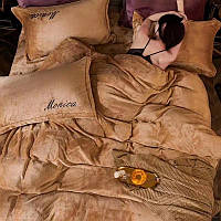 Велюровое постельное белье Евро размера "Monica"
