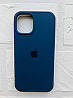 Чохол-накладка  Silicone Case для Apple iPhone 12 Pro Max Blue Gorizon