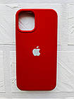 Чохол-накладка  Silicone Case для Apple iPhone 12 Pro Max Deep Red