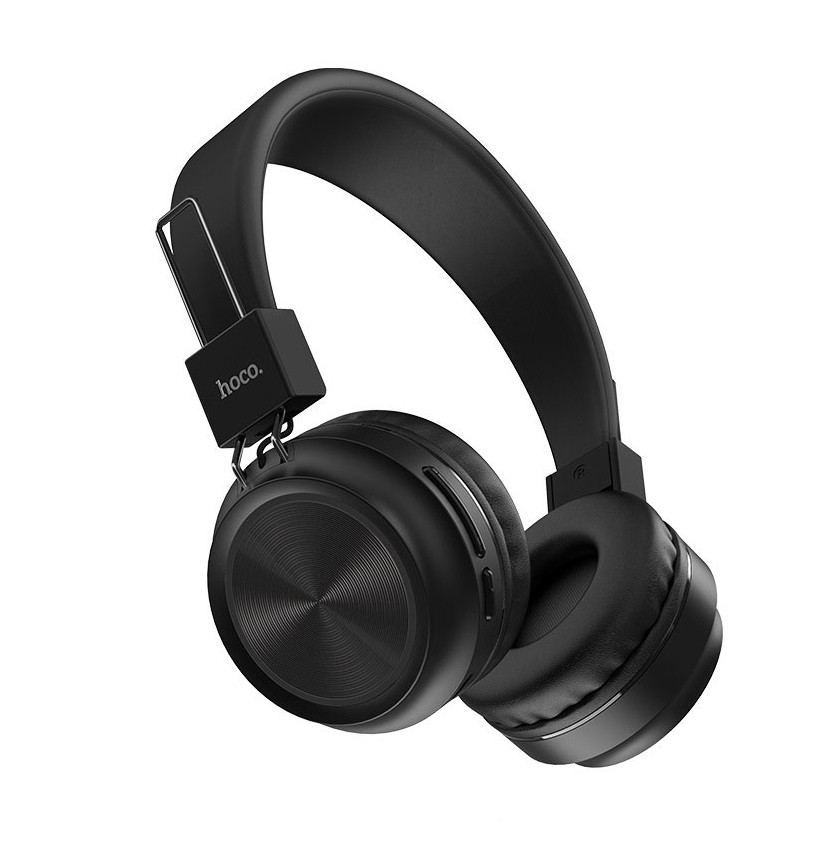Навушники безпровідні накладні з мікрофоном Hoco W25 Promise Чорний (W25/black)