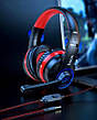 Навушники ігрові накладні з мікрофоном Hoco W103 Magic Tour Gaming Чорний/ Червоний (W103red), фото 9