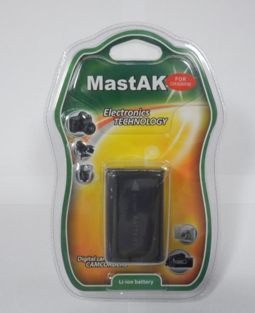 Акумулятор до відеокамери тм"MastAK" Panasonic CGP-D220/CGA-D16 7,4 V 1,8 Ah Li-ion, фото 1