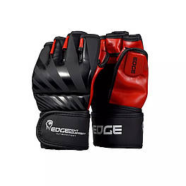 Рукавиці для ММА EDGE Blade ЕКОшкіра ERM7 Black/Red L СКИДКА