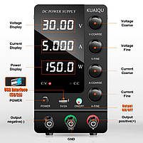 KUAIQU SPS-C3206 імпульсний лабораторний блок живлення: 0-32В, 0-6А, фото 6