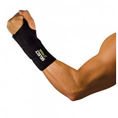 Напульсник SELECT 6701 Wrist support left (228) чорний/зелений