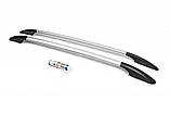 Рейлінги OmsaLine Solid (2 шт, сірі) для Toyota Hilux 2015- рр, фото 2