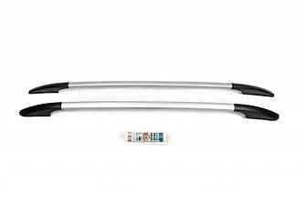 Рейлінги OmsaLine Solid (2 шт, сірі) для Audi A3 2012-2020 рр.