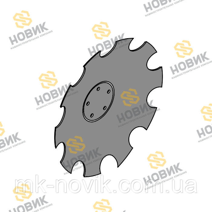 28071305 Диск ромашка 510X6 5 отворів 12,5 HORSCH 9кг