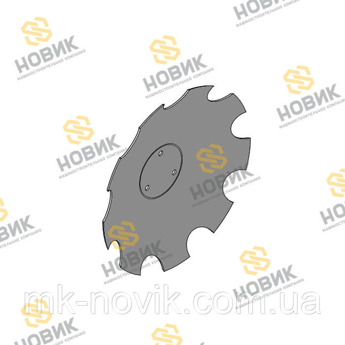 23246102 Плоский диск 18"x 4,00 мм з надрізом 160372236