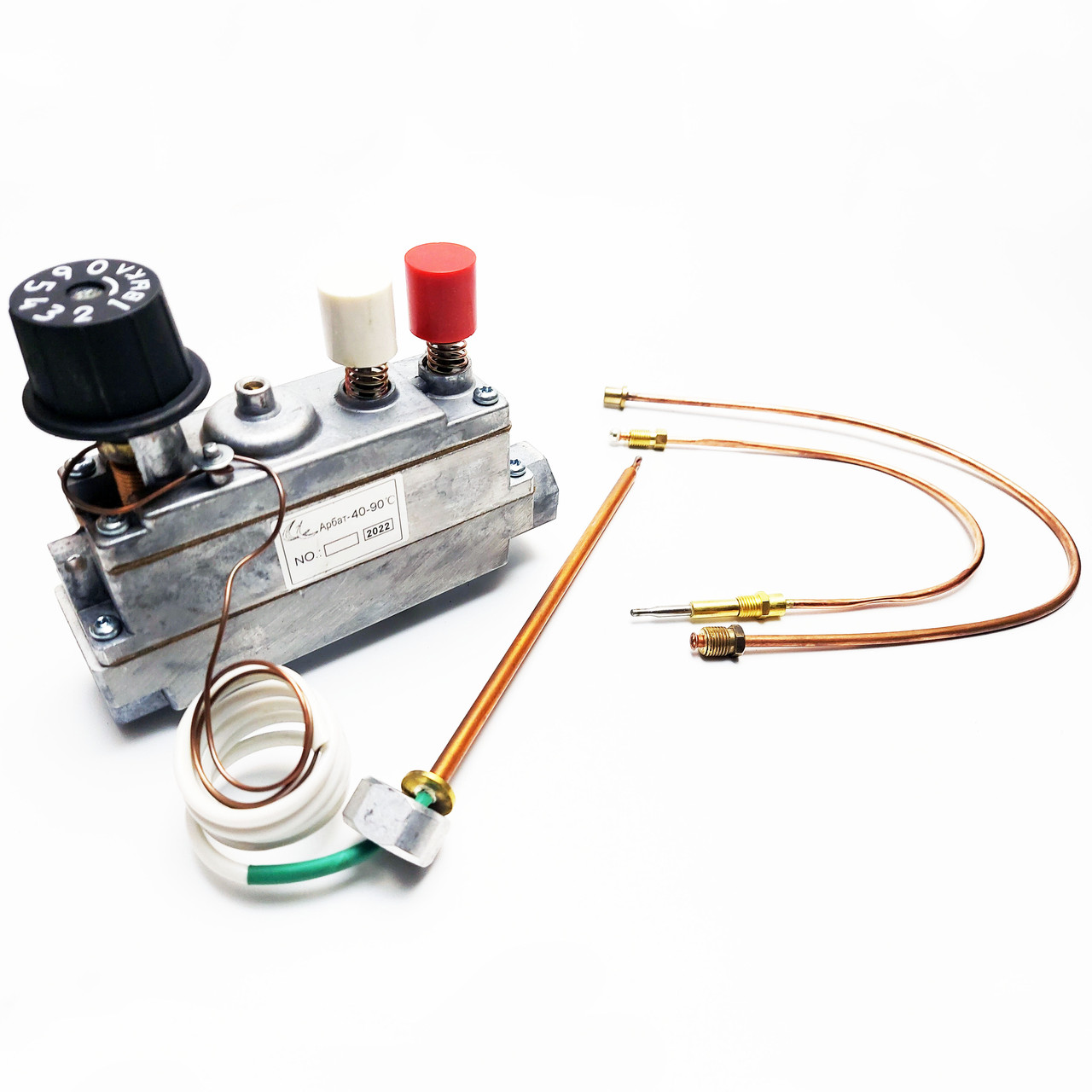 Газова автоматика Арбат-1, Арбат-11, Оріон із мокрим сильфоном у комплекті з термопарою і трубкою запальника