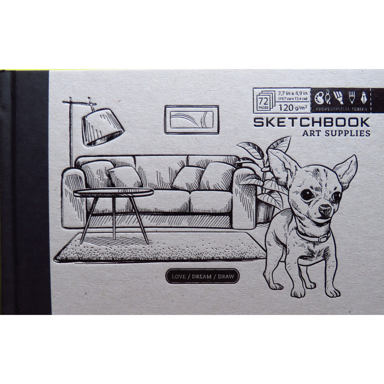 Скетчбук Bourgeois А5 36 аркушів 120 г/м2, фото 1