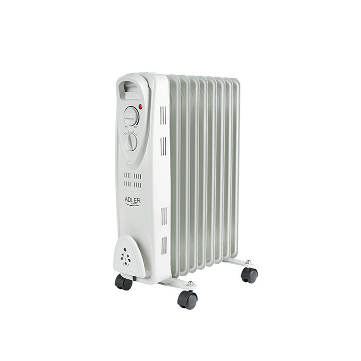 Обігрівач масляний Adler AD 7808 2000W 9 секцій White