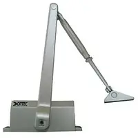 Dortec DT-536H (дверной доводчик) silver фиксация в откр. положении_