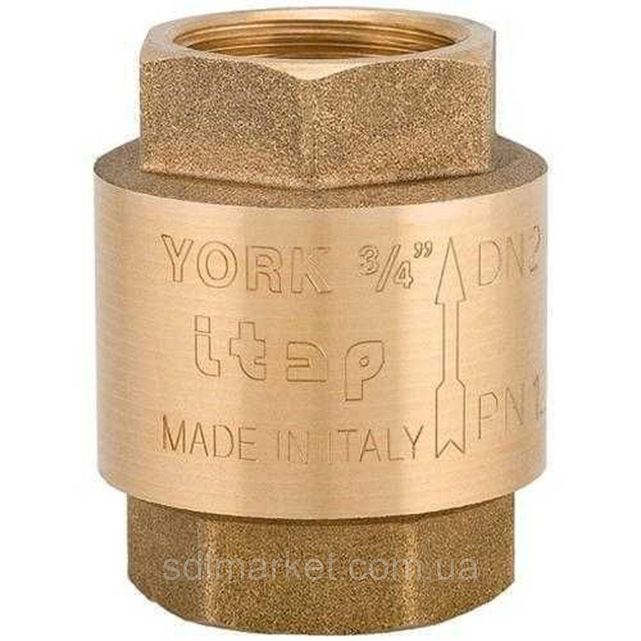 Клапан зворотного ходу води ITAP 1/2" YORK 103, фото 1