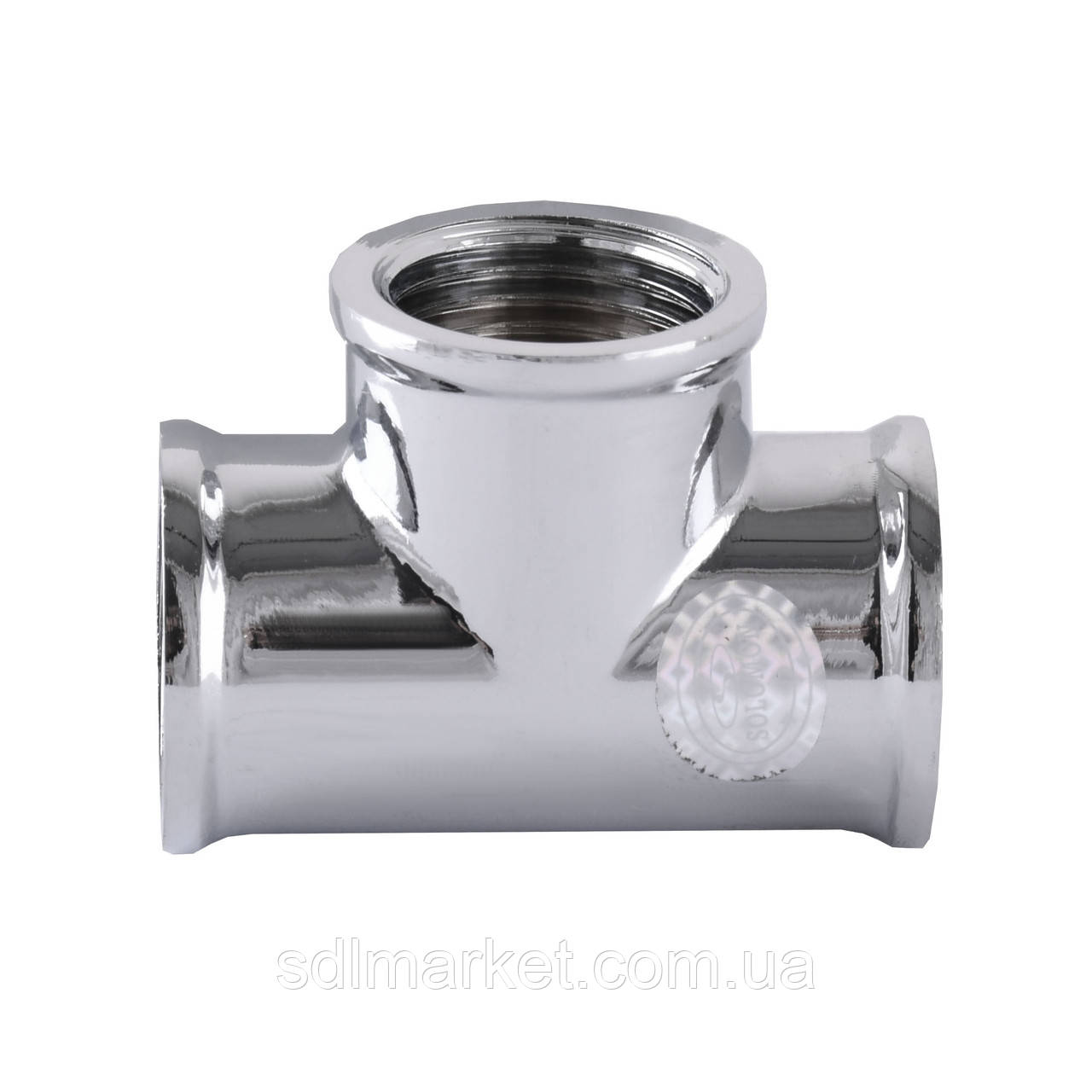 Тройник SOLOMON 1 ВВП хром 822