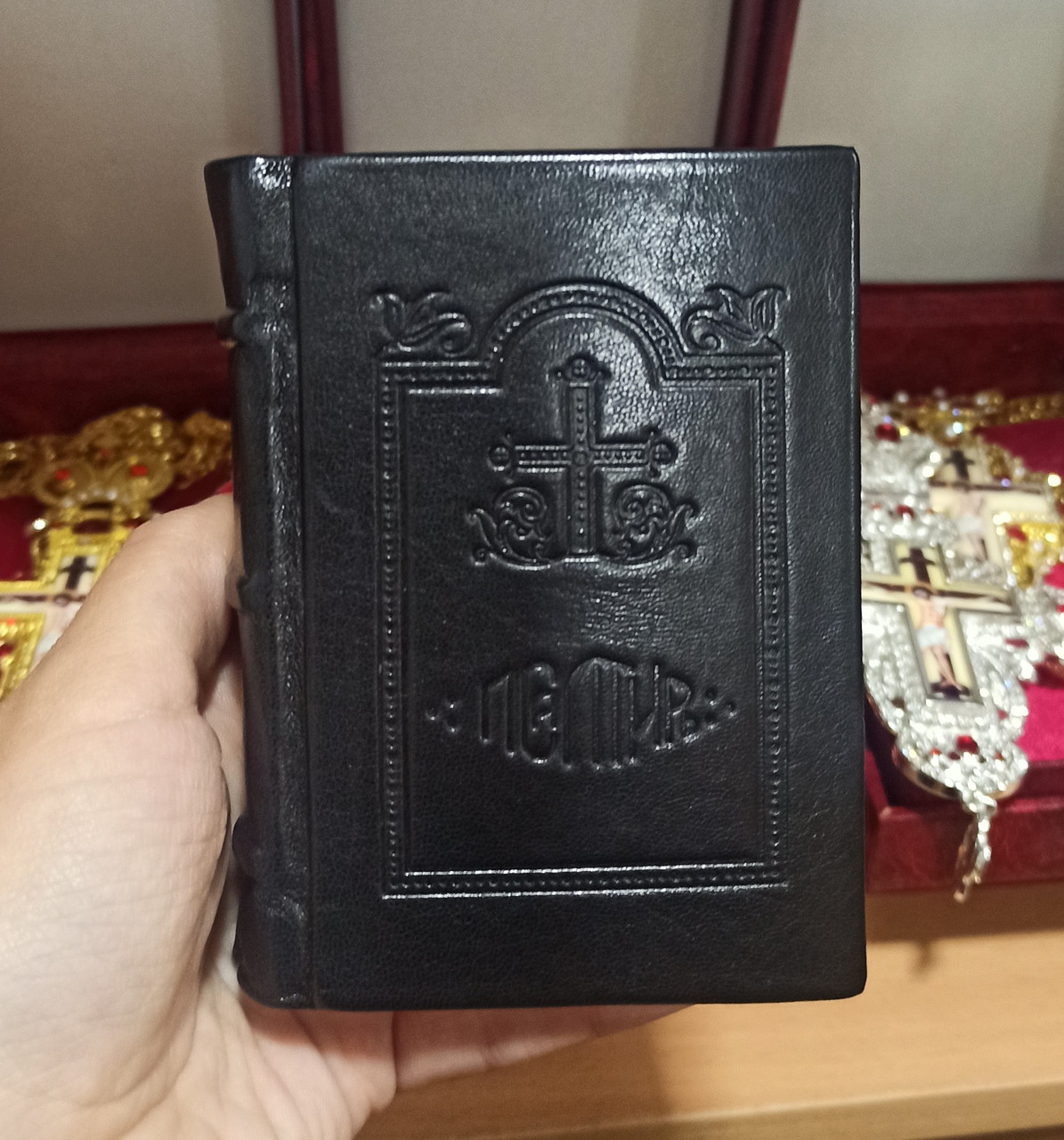 Псалтир на всяку потребу 11×8 см (шкіра, великий шрифт)