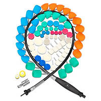 Гнучкий вал з набором насадок 73 шт для полірування важкодоступних місць