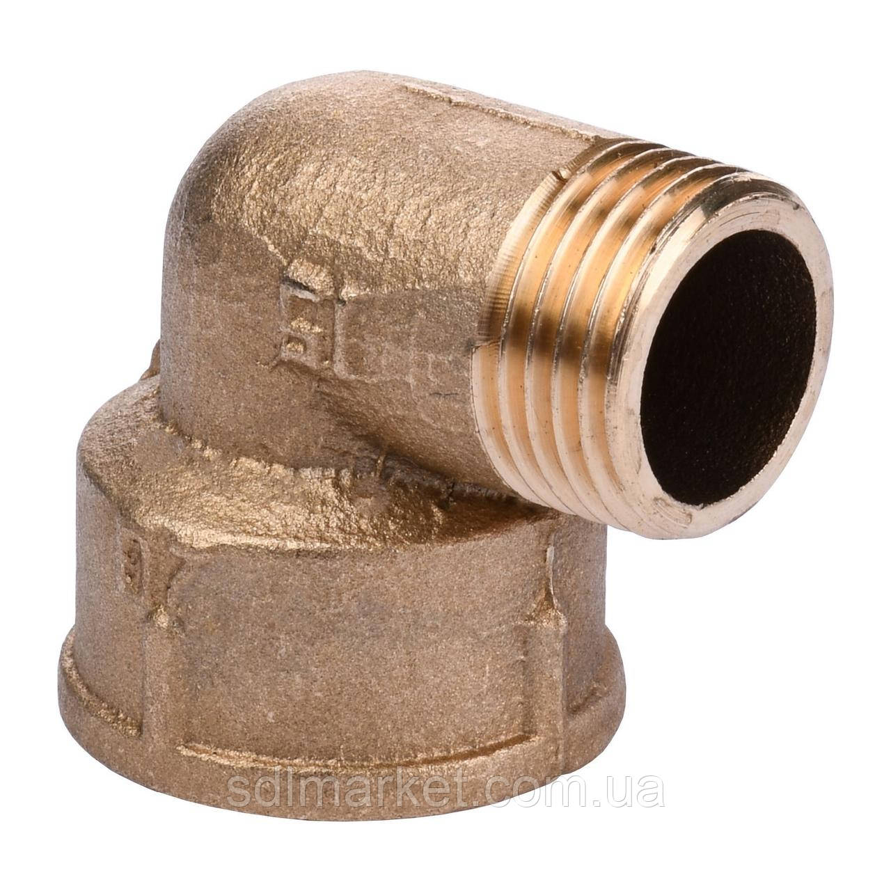 Кут латунь 3/4 Усередині х 1/2 Наручна А0104А