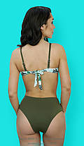 Купальник с 2 плавками SAME GAME Марианна 3009 хаки (В НАЛИЧИИ ТОЛЬКО 42 46  УКР р-ры), фото 4