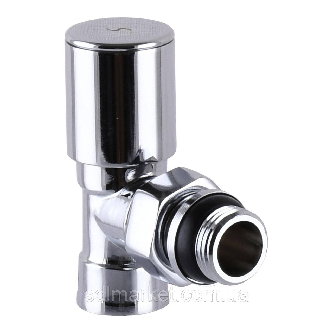 Кран вентильный угловой с американкой SOLOMON 1/2 CHROM 1855 с ...