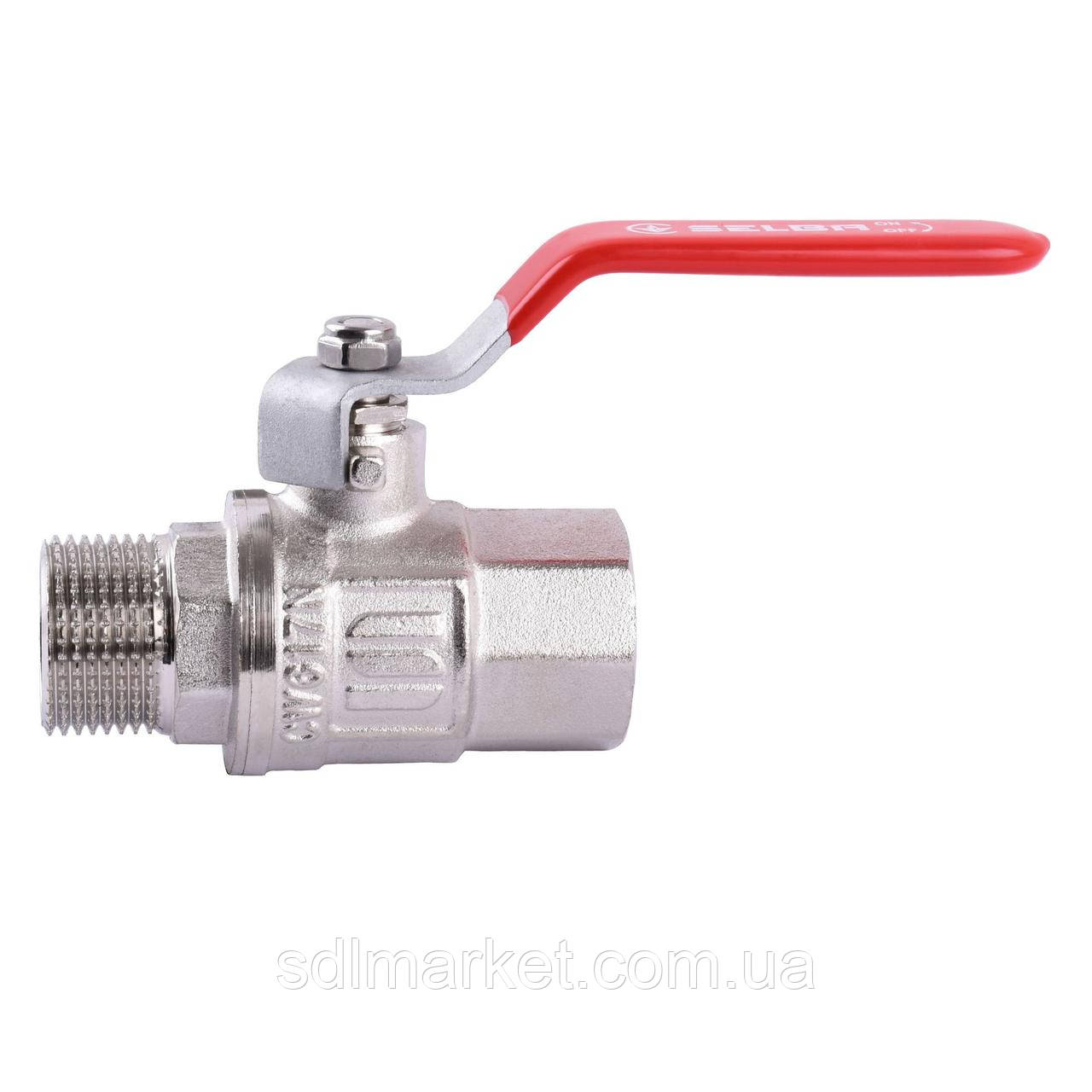 Кран кульовий прямий SELBA 3/4" НВ КР SL1505