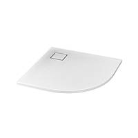 SET B 185 Душевий піддон напівкруглій TAKO SLIM 90X4 + сифон (VIRT)