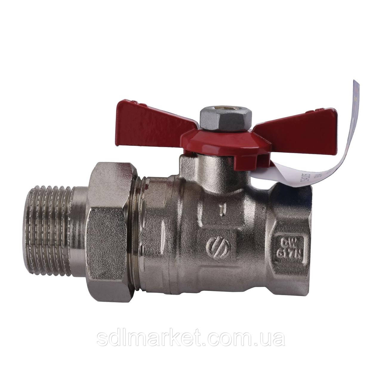 Кран кульовий прямої з американкою ARCO 1" SENA 154105