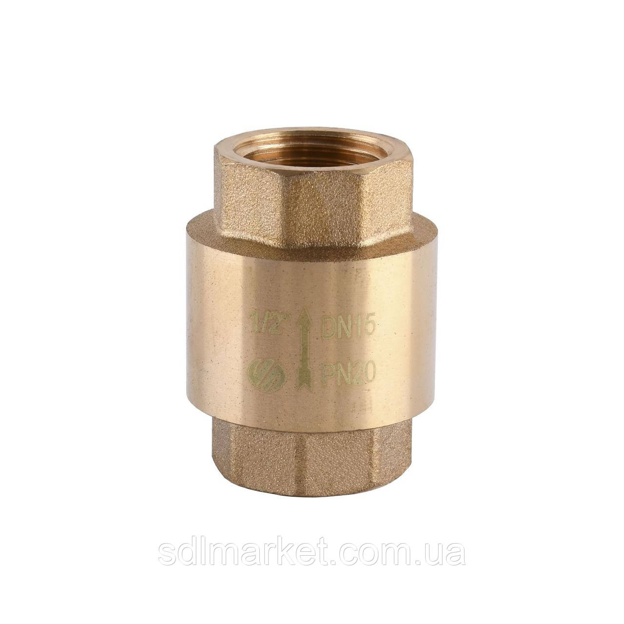 Клапан зворотнього ходу  латунний шток ARCO   1/2" 191403 SPAIN