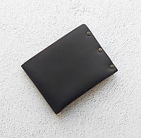 Темно-коричневый мужской кошелек из натуральной кожи, стильное винтажное мужское портмоне ручной работы