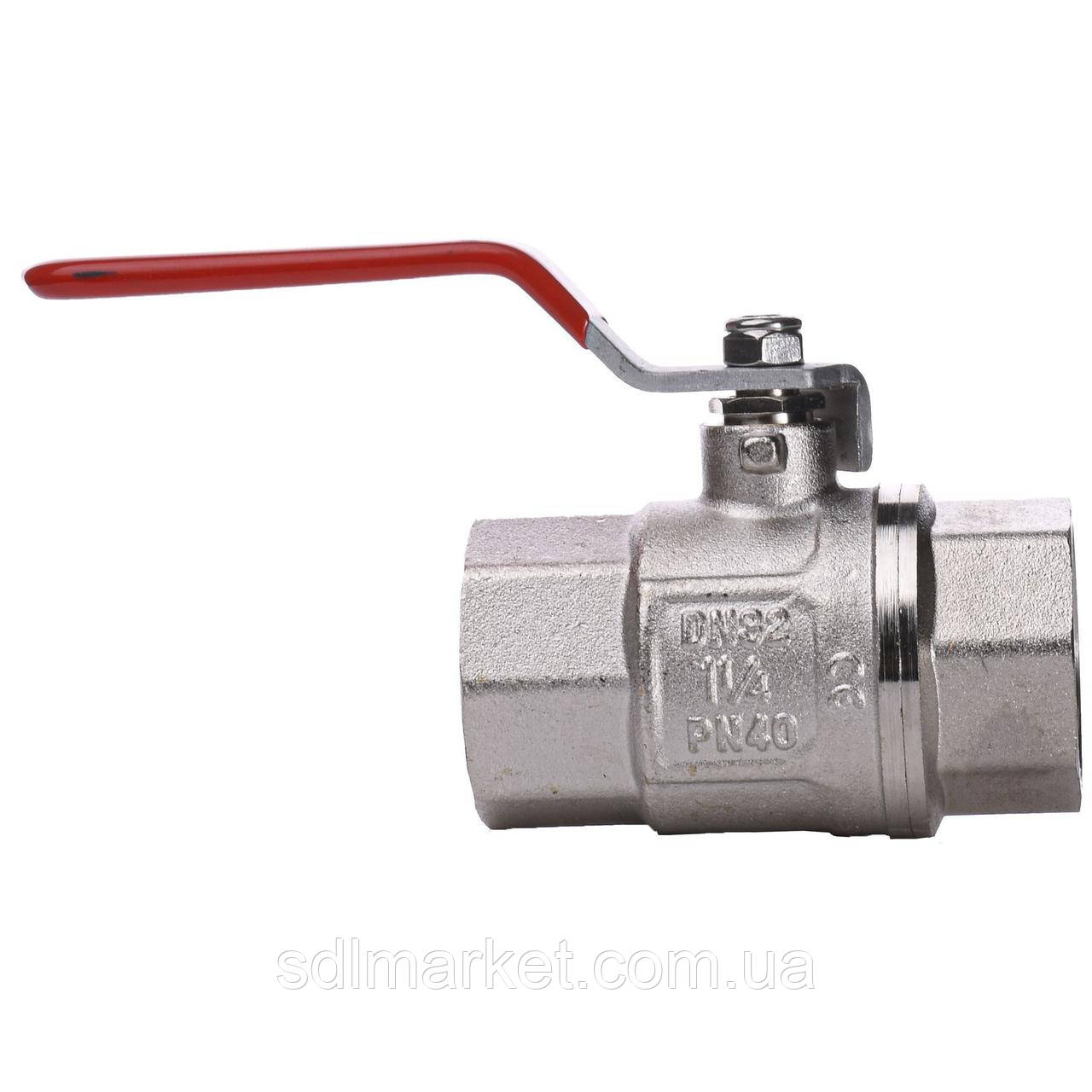 Кран кульковий пряму SELBA 1 1 1 1/4" У CR SL1506, фото 1