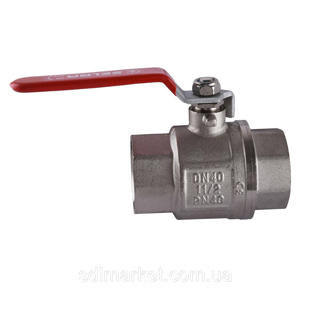 Кран кульковий прямий SELBA 1 1 1 1 1/2" В У КР SL1506