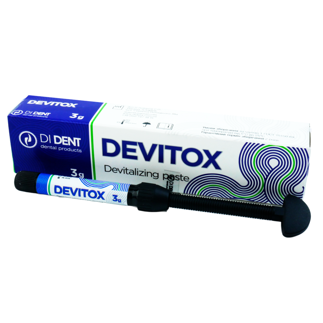 DEVITOX (Девітокс), паста для девіталізації, 3г, DIDENT