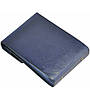 Шкіряна візитниця 24 Grande Pelle Vertikal синя, фото 3