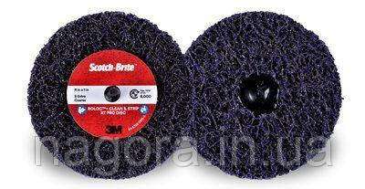 Зачисний круг 3M Scotch-Brite Clean&Strip XT Pro ZR ø125 мм*13 мм*6 мм Roloc+