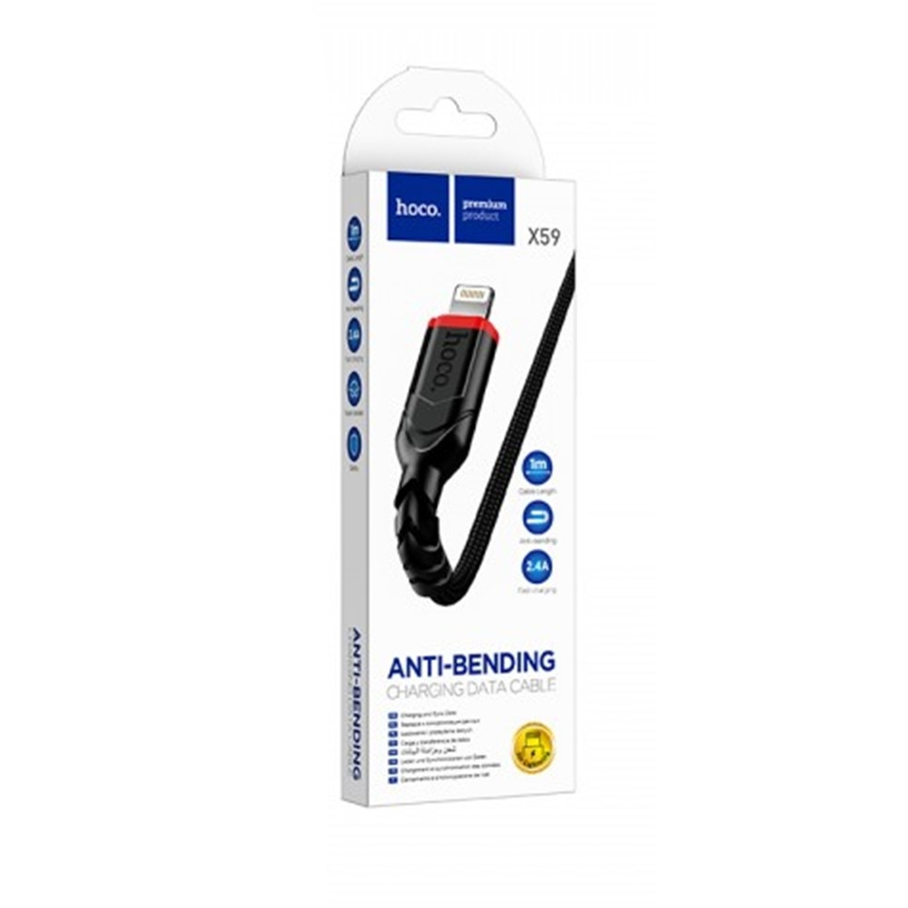 Кабель HOCO X59 iPhone5 Victory 1м 2.4A