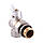 Кран кульковий кутовий з американкою PROFESSIONAL QP004 PN40 3/4" антипротечка БЕЛАЯ БАБОЧКА, фото 3