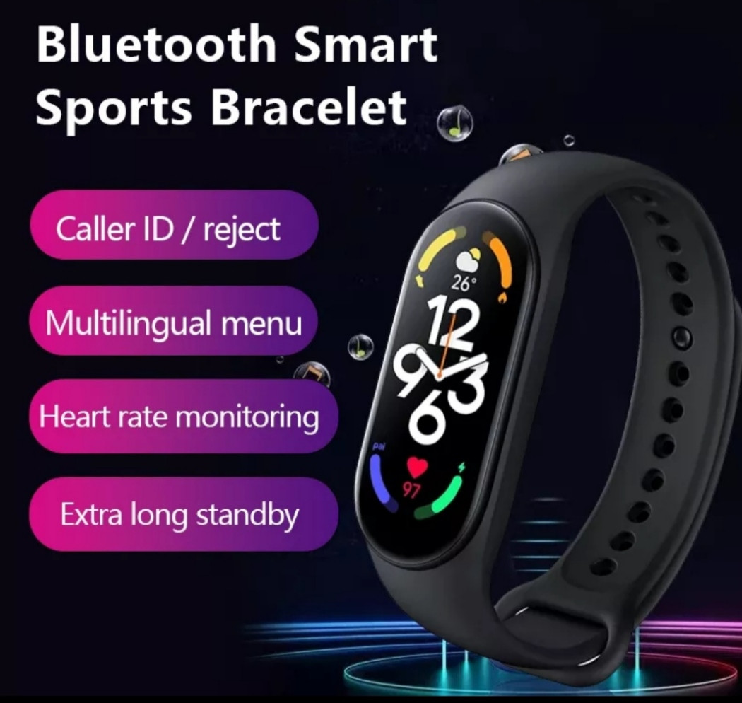 Фітнес браслет M7 (Smart Band) Black Розумний браслет Фітнес трекер