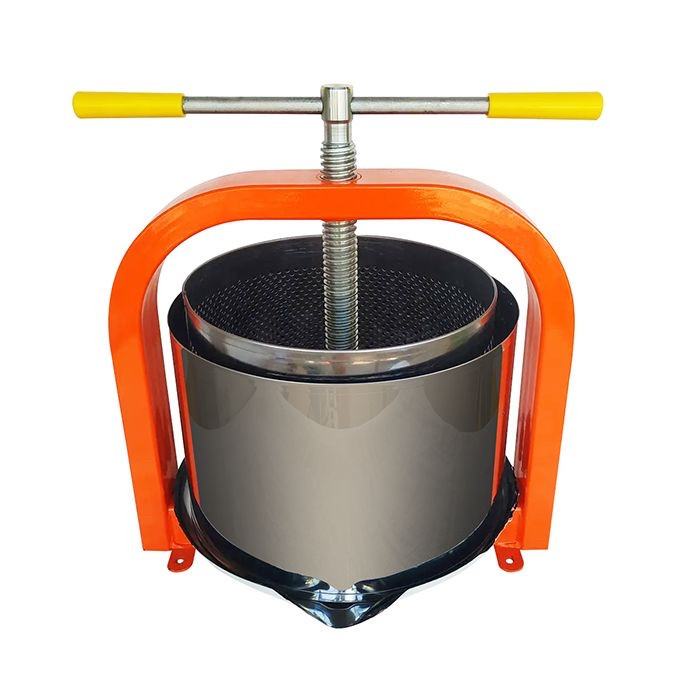 Прес для соку ручний 20 л СОВЕК ЛАН нержавійка Вінниця (гвинтовий + шкіржух +мішок)