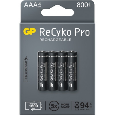 Аккумулятор GP Recyko Pro Ni-MH AAA, 800mAh