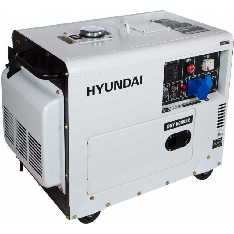 Дизельний генератор Hyundai DHY 6000SE 5,5 кВт