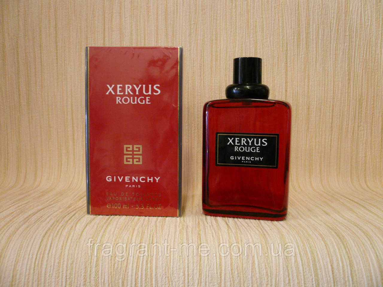 Givenchy - Xeryus Rouge (1995)- Туалетная вода 100 мл (тестер)- Старый выпуск, старый дизайн и формула аромата - фото 1 - id-p1690022903