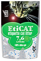 Наполнитель для кошачьего туалета силикагелевый Eticat 7.6L
