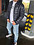 Стьобана чоловіча куртка демісезонна з плащової тканини утеплена однотонна, розміри 46, 48, 50, 52, чорна, сіра, фото 5