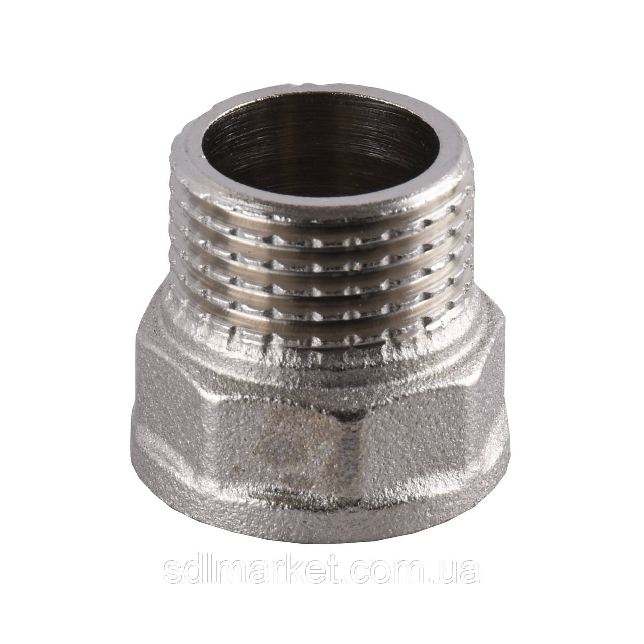 Перехідник нікель 1/2 ⁇ Внутрішня х1/2 ⁇ Наручна А0601А (нк)