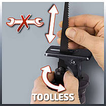 Електрична сабельна пила по дереву і металу (електроножівка) Einhell TC-AP 650 E : 650 Вт шабельна пила (4326141), фото 4