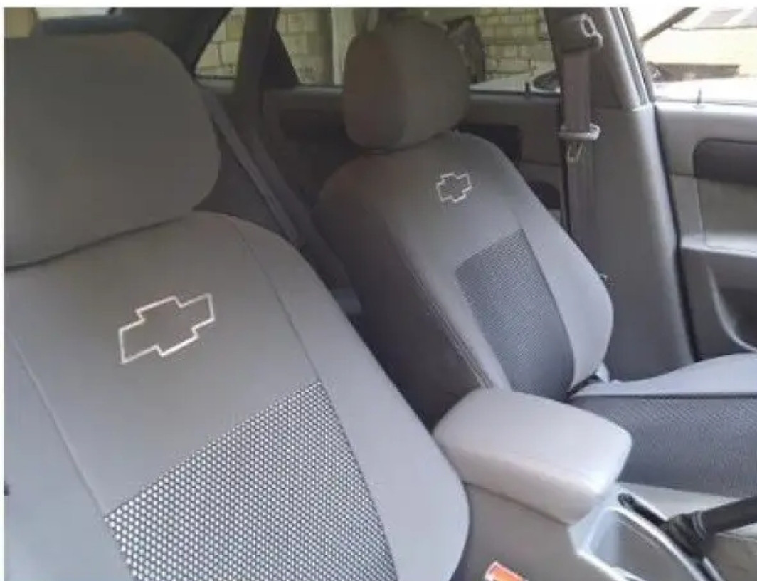 Чохли на сидіння Chevrolet Lacetti Світло-сірі — Premium