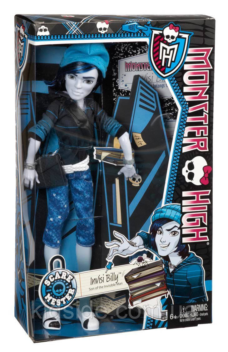 Монстр Хай Инвизи Билли Кукла Monster High Invisi Billy New Scaremester BJM44 - фото 10 - id-p1690026177