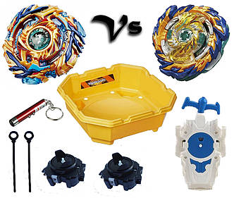 Набір Beyblade (Бейблейд) Арена 40 см + Фафнір Міраж + Дрейн Фафнір + 3 запускича + Лазерна указка